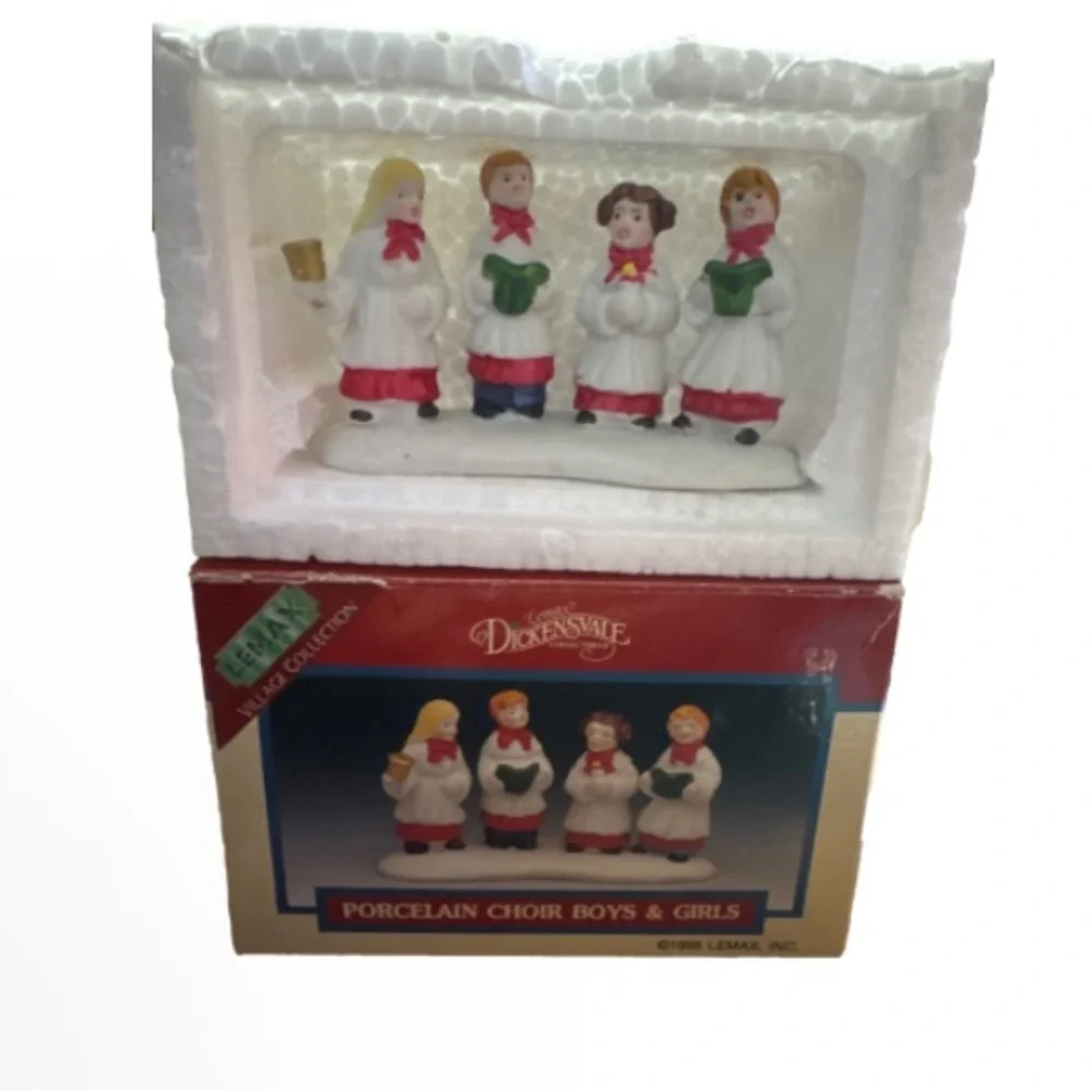 Lemax dickensvale Porcelain Choir Boys & Girls Figurines